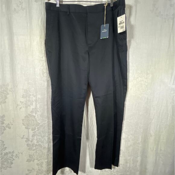 Bonobos Pants 38x30 Black NEW Non Iron Straight Leg TUESDAY - Picture 1 of 7